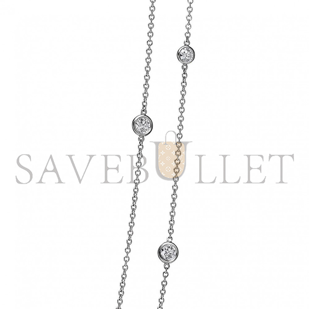 TIFFANY ELSA PERETTI® DIAMONDS BY THE YARD® SPRINKLE NECKLACE IN PLATINUM WITH DIAMONDS 43606248